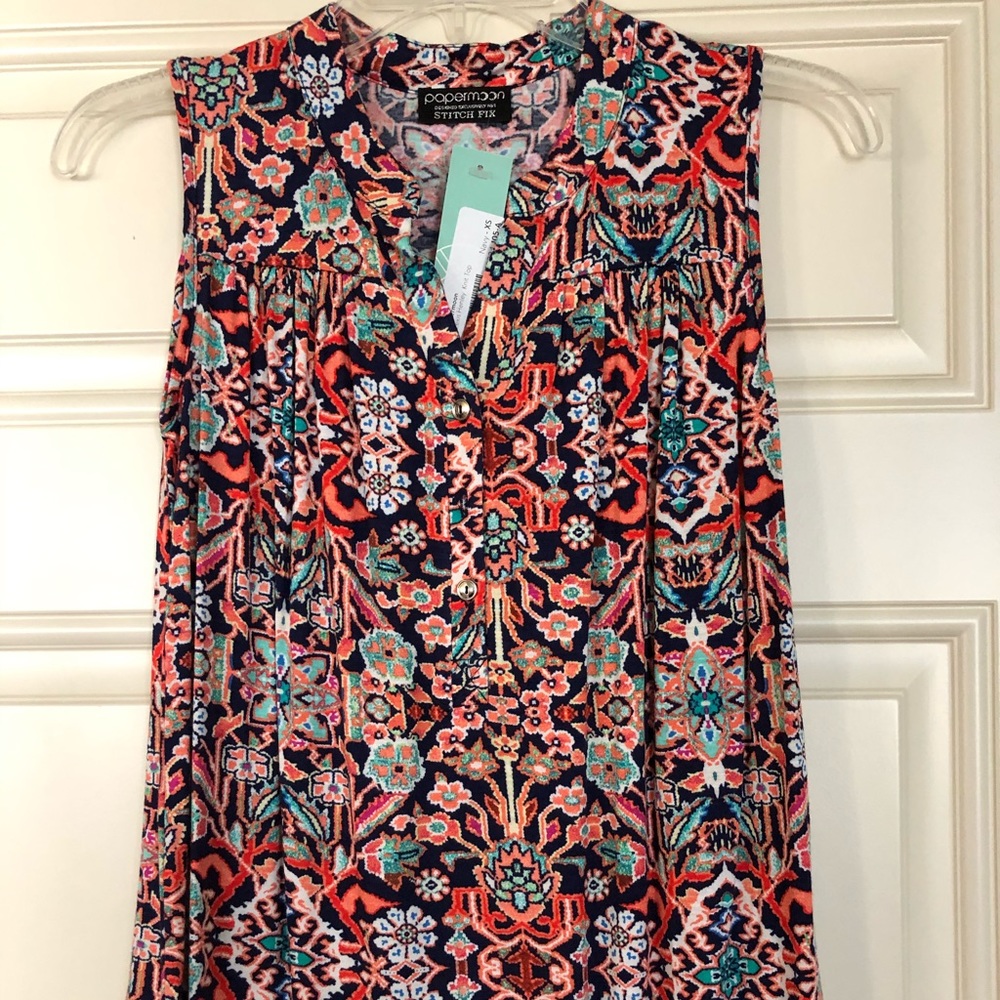 Stitch fix Papermoon Lexis Henley Knit Top